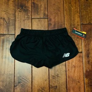 New Balance Men’s Small Black Split Shorts